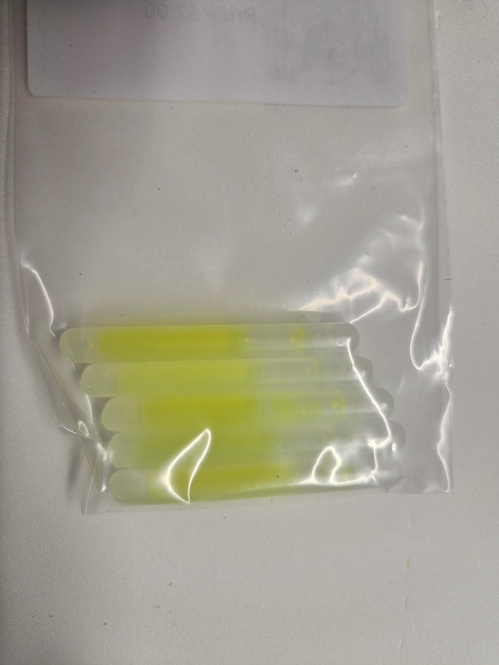 5 pack of  2 inch chem lights